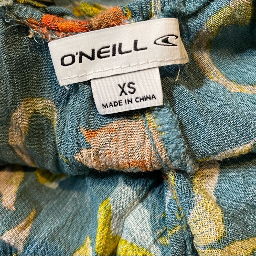 O’Neill Floral Jumpsuit XS Blue Floral - Picture 5 of 6